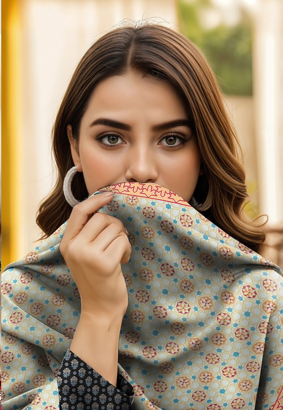 3pc Summar Lawn Suit (Bambar dupatta)