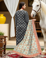 3pc Summar Lawn Suit (Bambar dupatta)