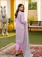 3pc Summar Lawn Suit (Bambar dupatta)