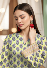 3pc Summar Lawn Suit (Organza dupatta)