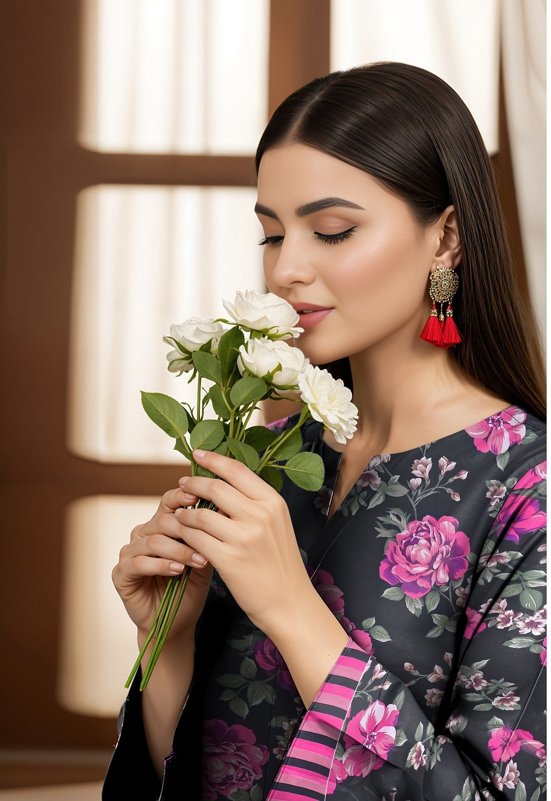 3pc Summar Lawn Suit (Lawn dupatta)