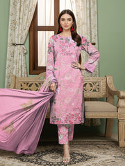 3pc Summar Lawn Suit (Embroidery dupatta)