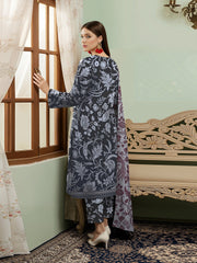 3pc Summar Lawn Suit (Bembar dupatta)