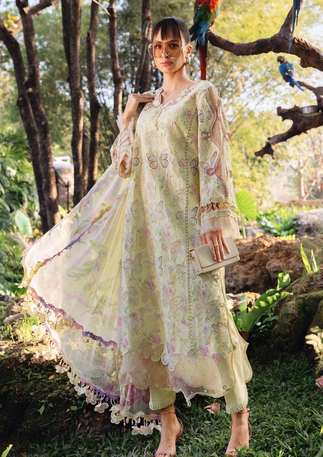 3pc Summar Lawn Suit  [CHIFFON DUPATTA PRINTED ]