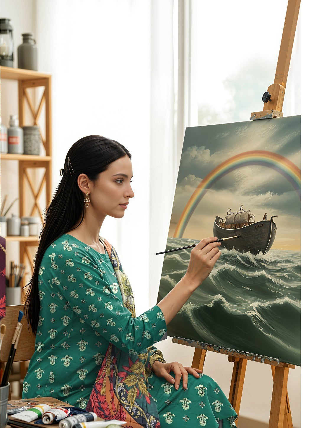 3pc Summar Lawn (Lawn duppta)