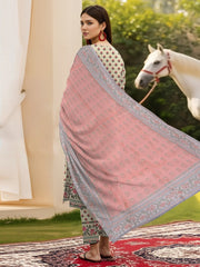 3pc Summar Lawn Suit (Organza dupatta)