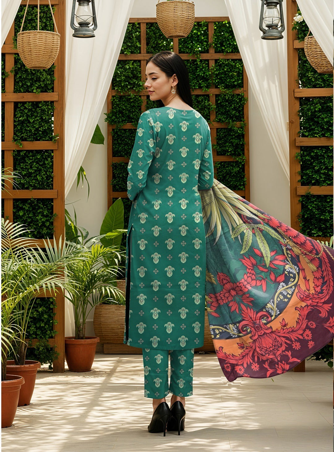 3pc Summar Lawn (Lawn duppta)